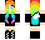 rainbow wolf