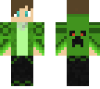 random green person
