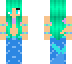 teal mermaid