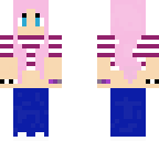 teenager with pink hair