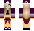 tomboy girl purple with hat cute