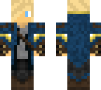 blonde boy with coat