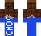 blue chocolate bar