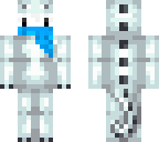 blue dinosaur snow wolf