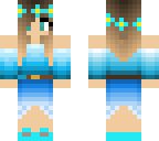 blue girl