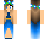 blue girl