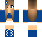 blue girl