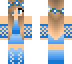 blue girl