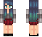 blue hair girl v1