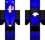 blue wolf girl