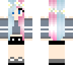 candy haired girl