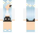 chibi blue hair