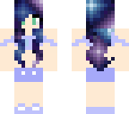 crop top galaxy girl