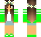 cute lime high school girl