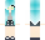 emo girl blue