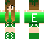 girl with a green bow
