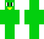 green bird