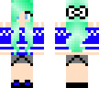 green haired girly