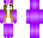 kawaii purple dinosaur girl