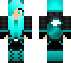 light blue wolf girl