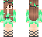 mint flower girl