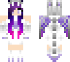 pink and purple ombre dragon girl
