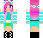 pink haired girl