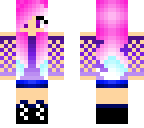 pink haired girl