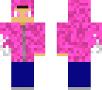 pink hoodie