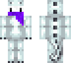 purple dinosaur snow wolf
