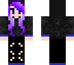 purple hoodie girl