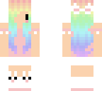 rainbow chibi girl