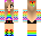 rainbow girl