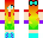 rainbow girl