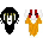 bleach ichigo vs ulquiorra pixel art