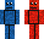 blue and red kawai