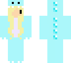 blue dino chibi