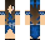 blue dress