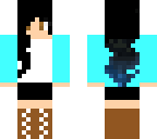 blue girl