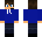 blue hoodie boy