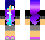 blue purpleness girl
