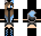 blue wolf girl