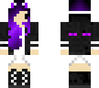 chibi enderman girl