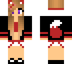 chill red wolf girl