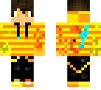 cool autumn elemental boy with dragon on back