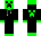creeper wearing hoodie