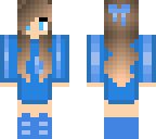 cute blue girl