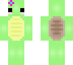 cute chibi turtle girl magenta
