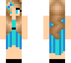 girl in blue dress