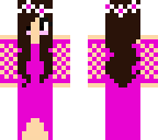 girl in pink dress